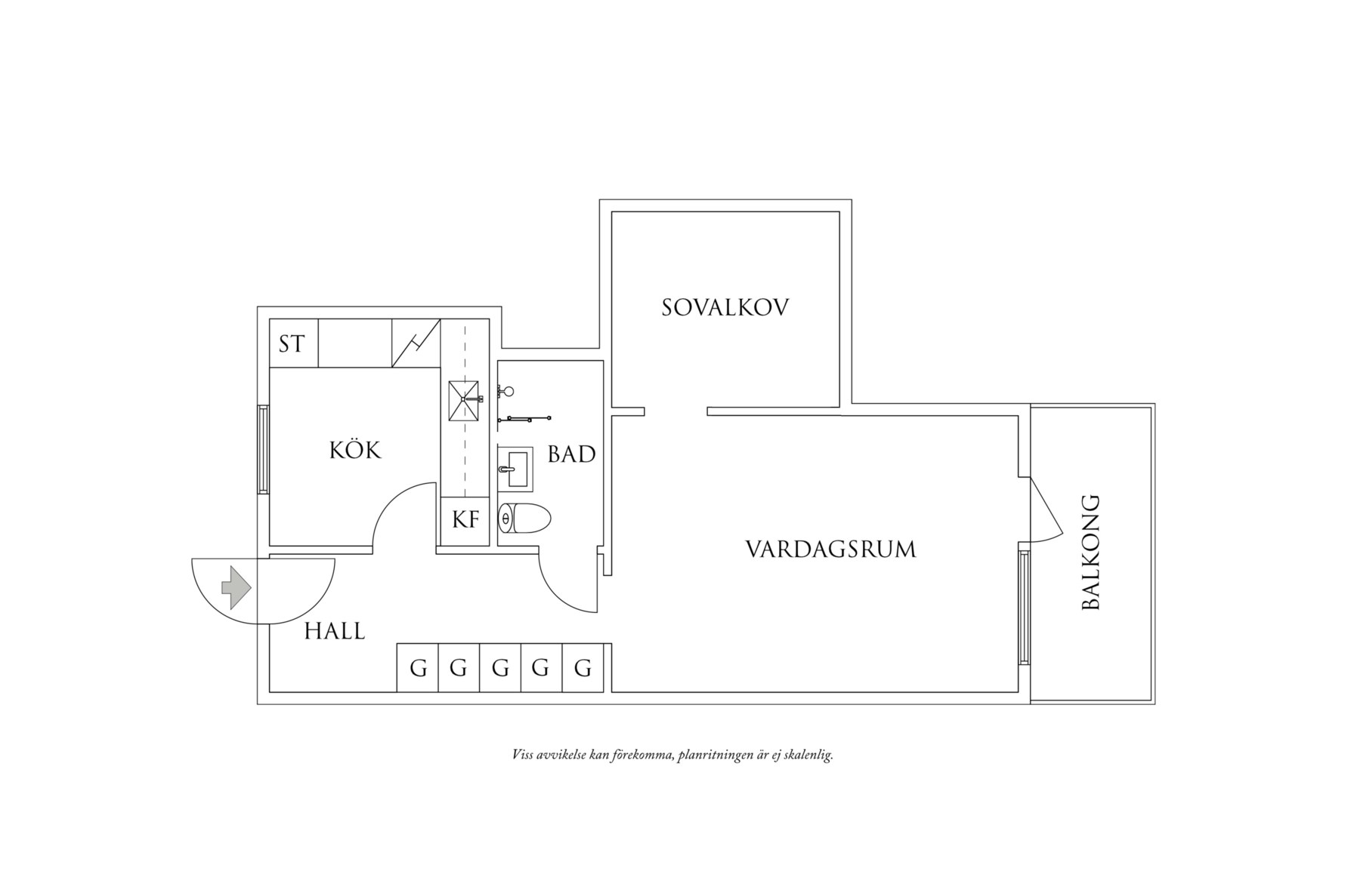 Planritning 1 Mårbackagatan 2