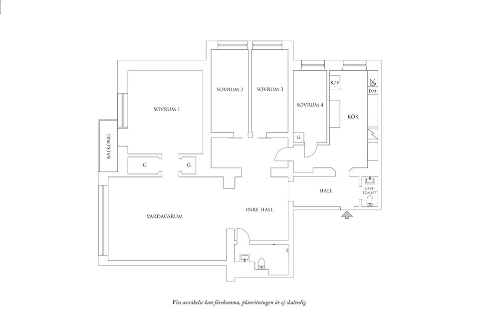Planritning 1 Vidblicksgatan 1