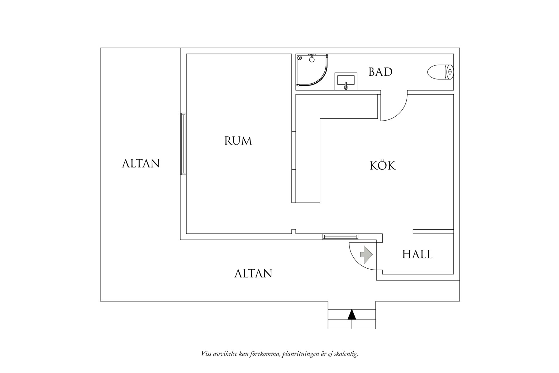 Planritning 1 Ryrsjön 211
