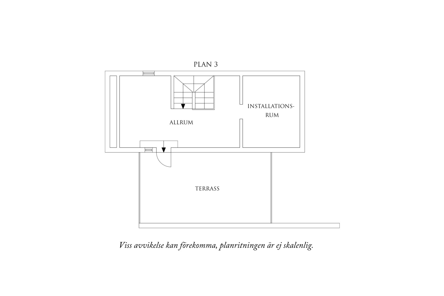 Planritning 3 Solskensvägen 18