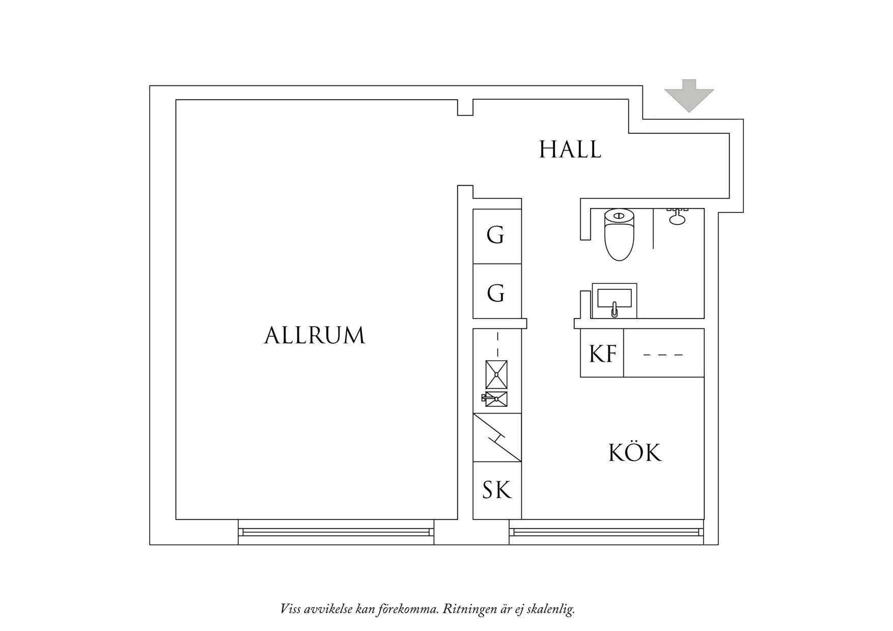 Planritning 1 Gibraltargatan 66