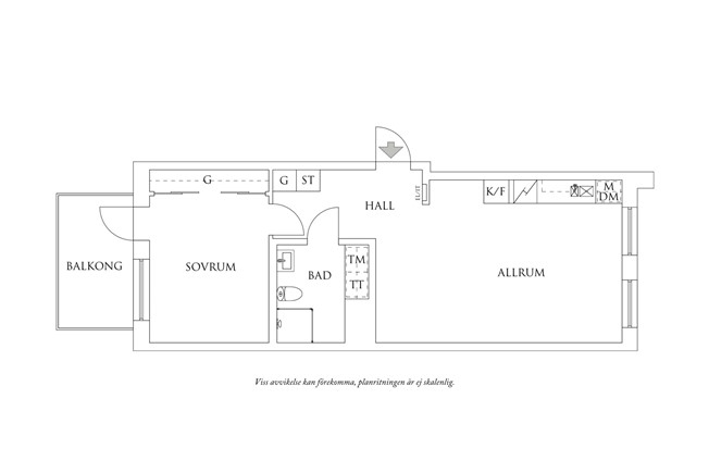 Planritning 1 Lindholmshamnen 19
