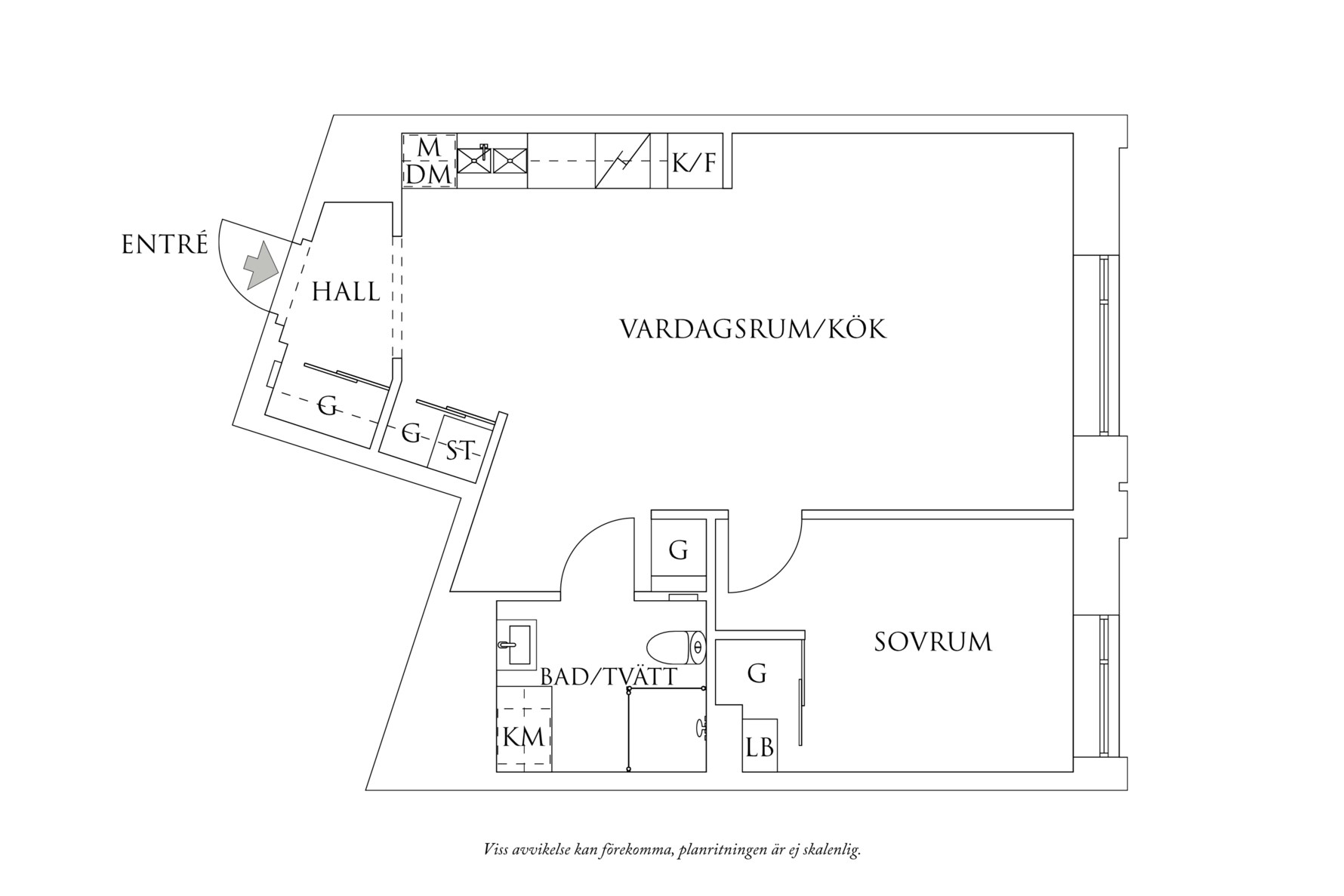 Planritning 1 Bratteråsgatan 40