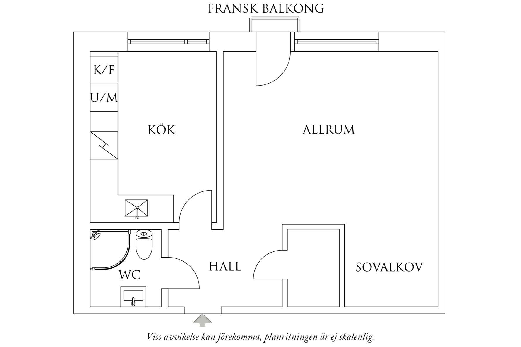 Planritning 1 Bangatan 56