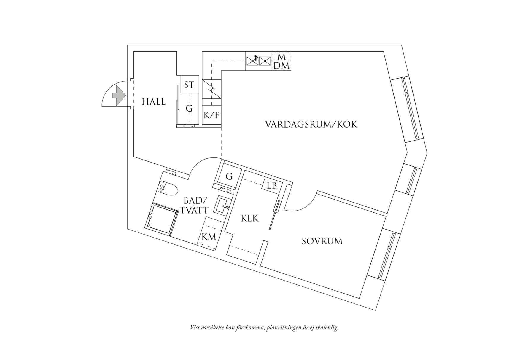 Planritning 1 Bratteråsgatan 40