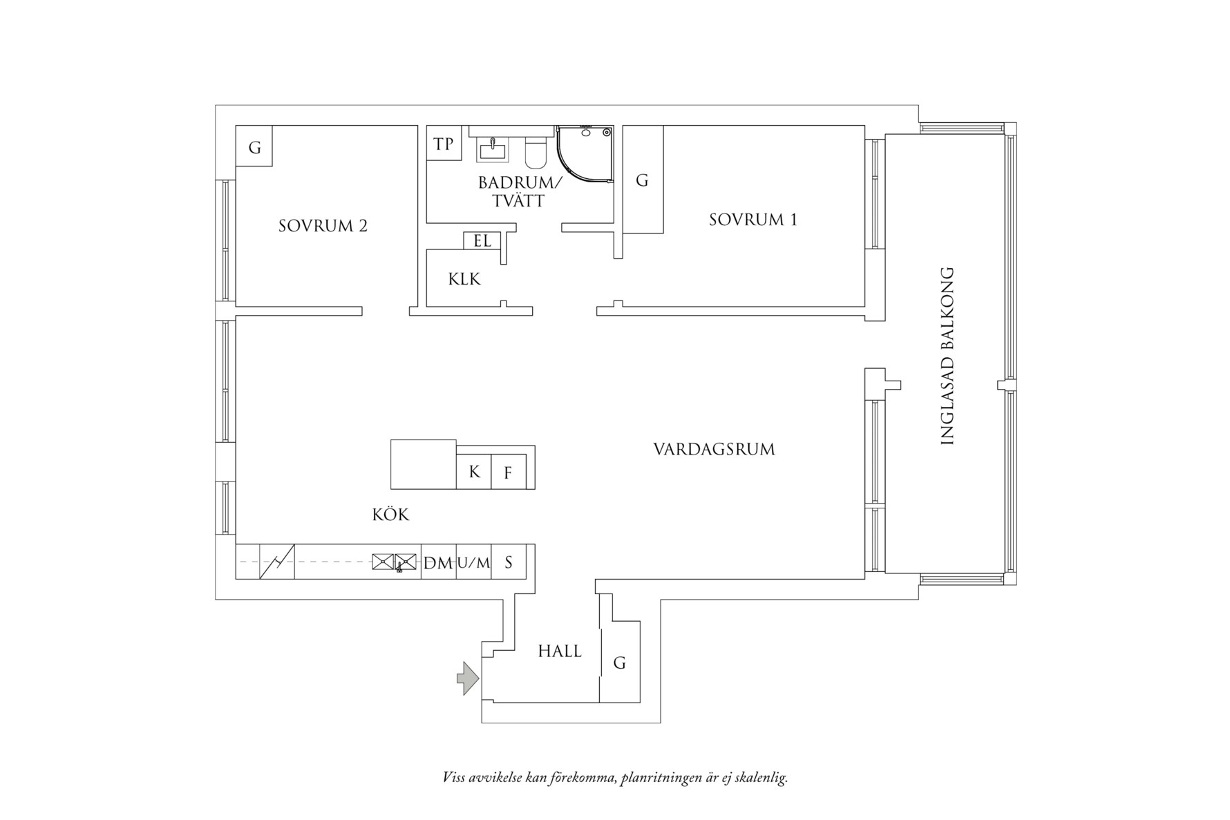 Planritning 1 Vestagatan 5