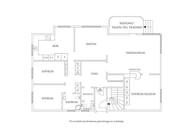Planritning 1 Skillnadsgatan 55