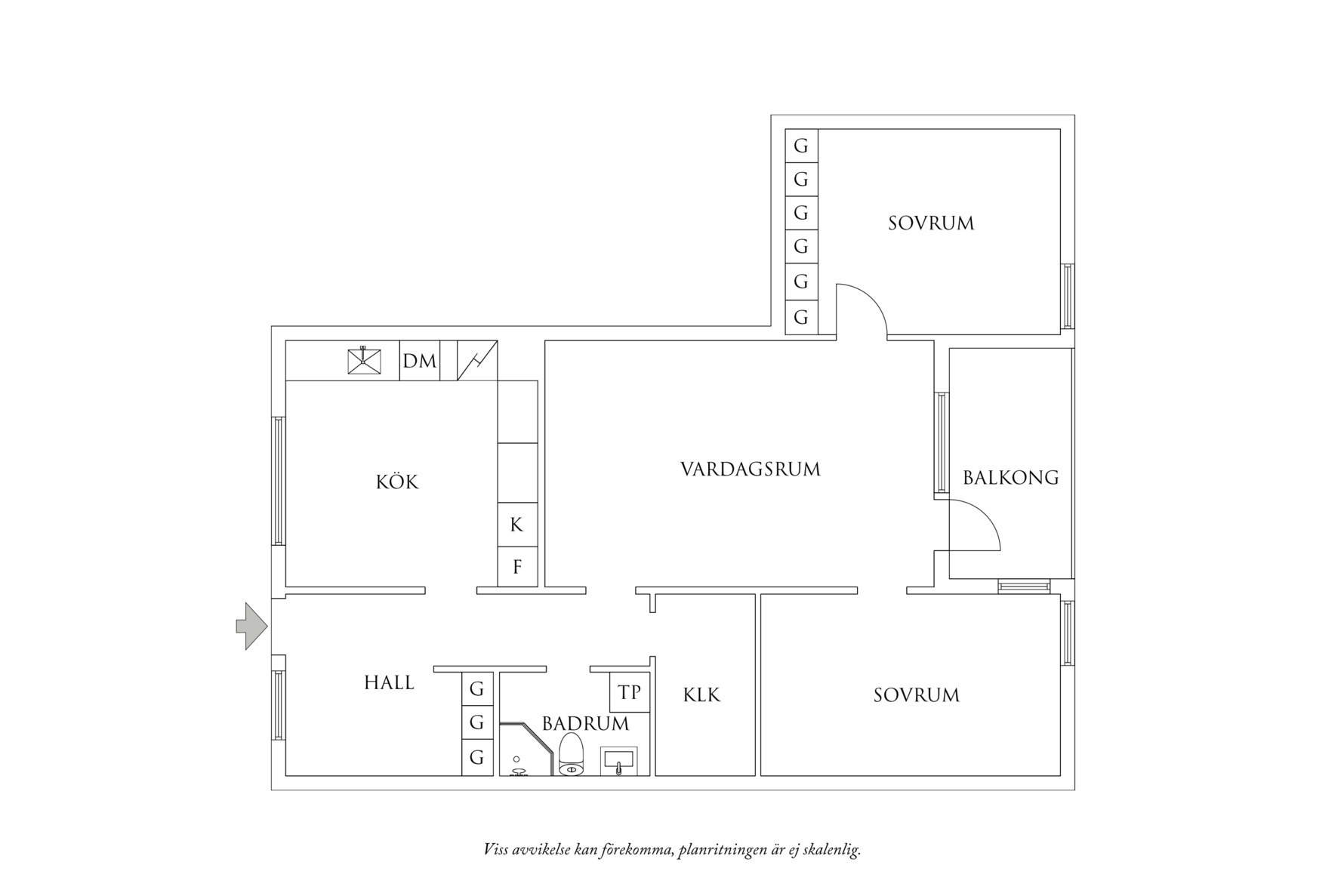 Planritning 1 Holmbacken 5