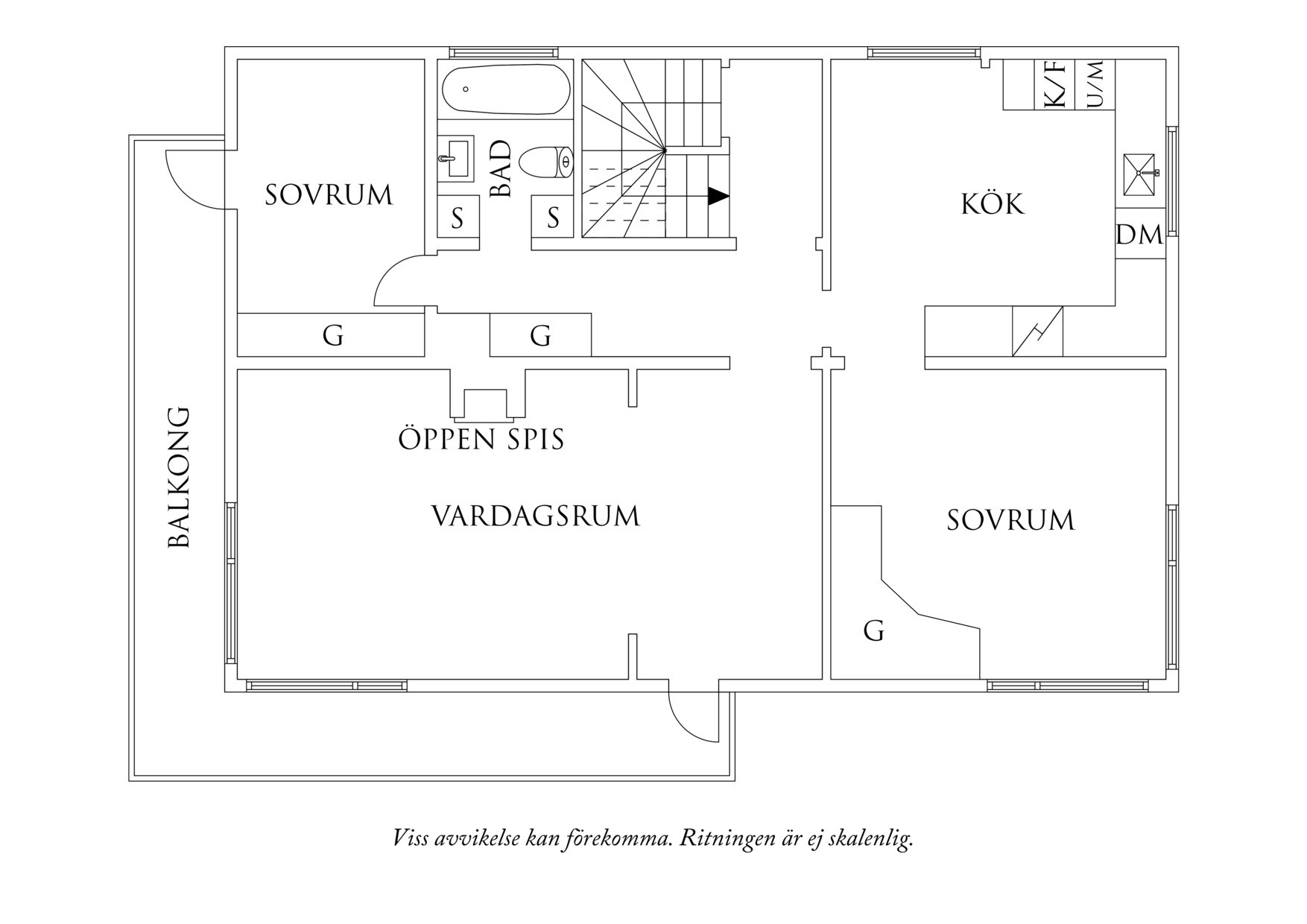 Planritning 1 Lundehagsgatan 5