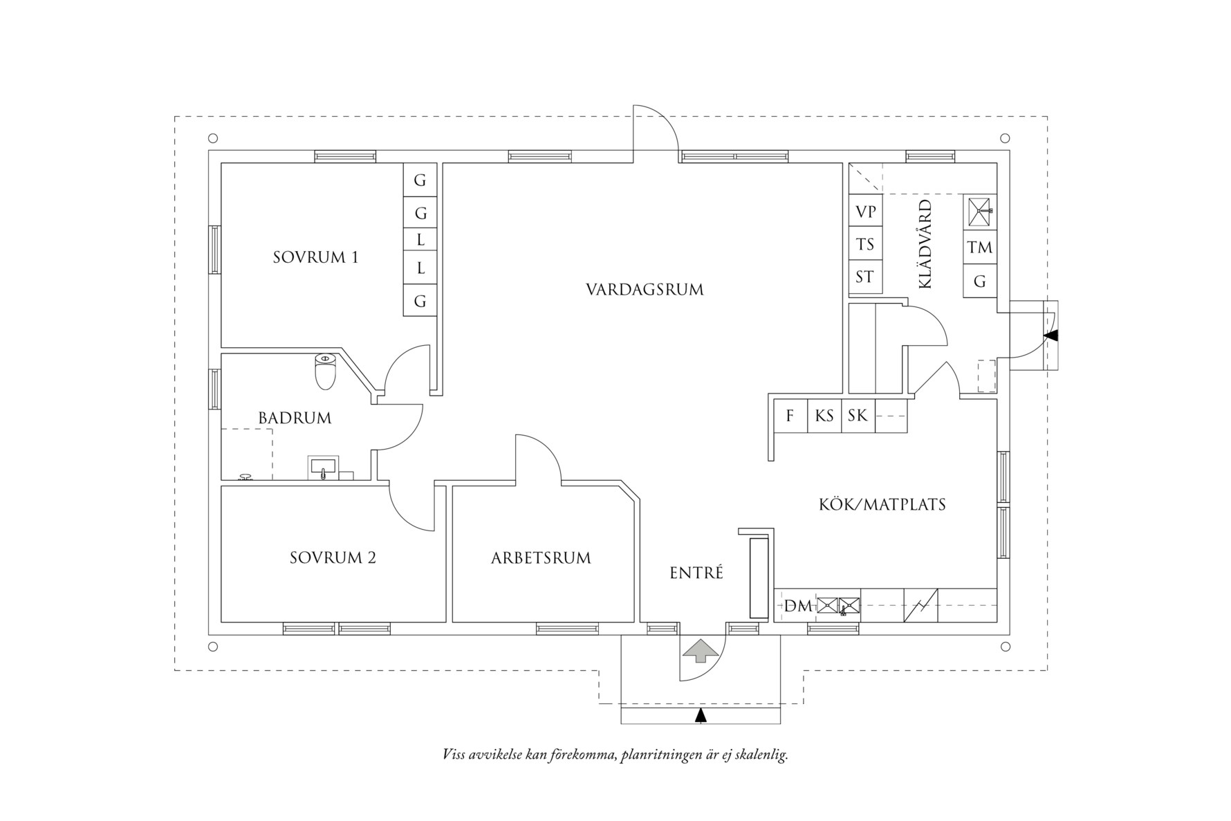 Planritning 1 Ekereds höjd 27