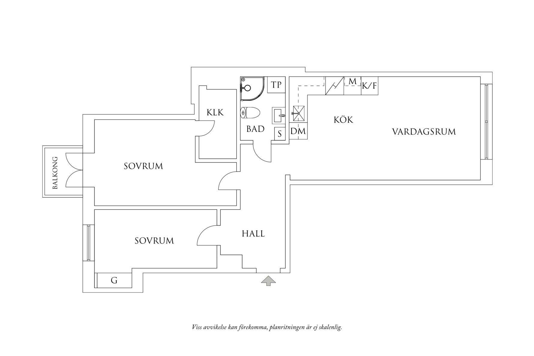 Planritning 1 Lagerströmsplatsen 4