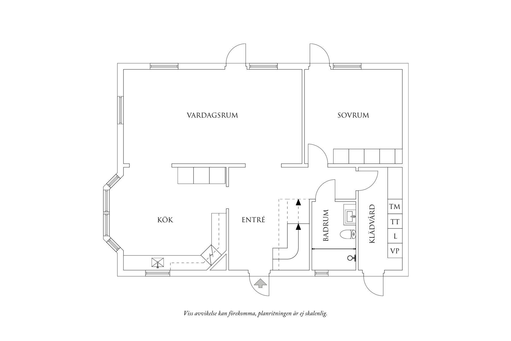 Planritning 1 Ekereds höjd 14