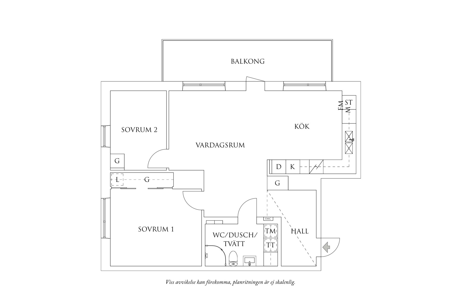 Planritning 1 Grafiska vägen 4C