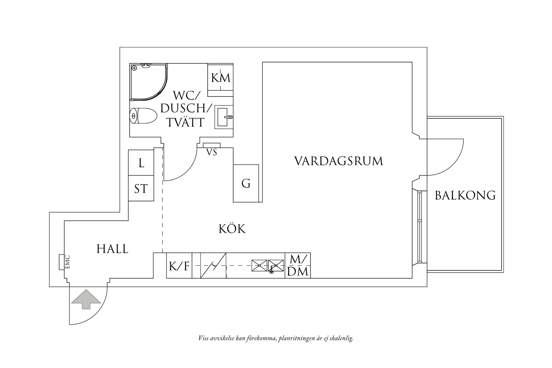 Planritning 1 Grafiska vägen 4C