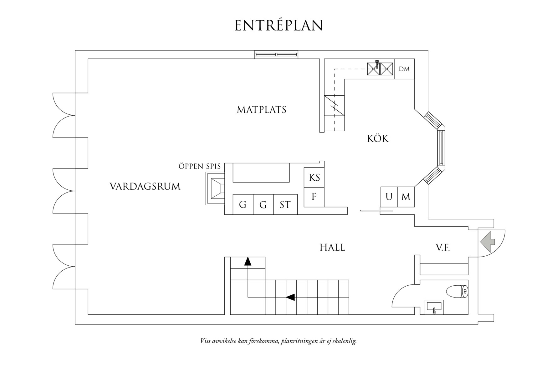 Planritning 1 Stora Gårda 13
