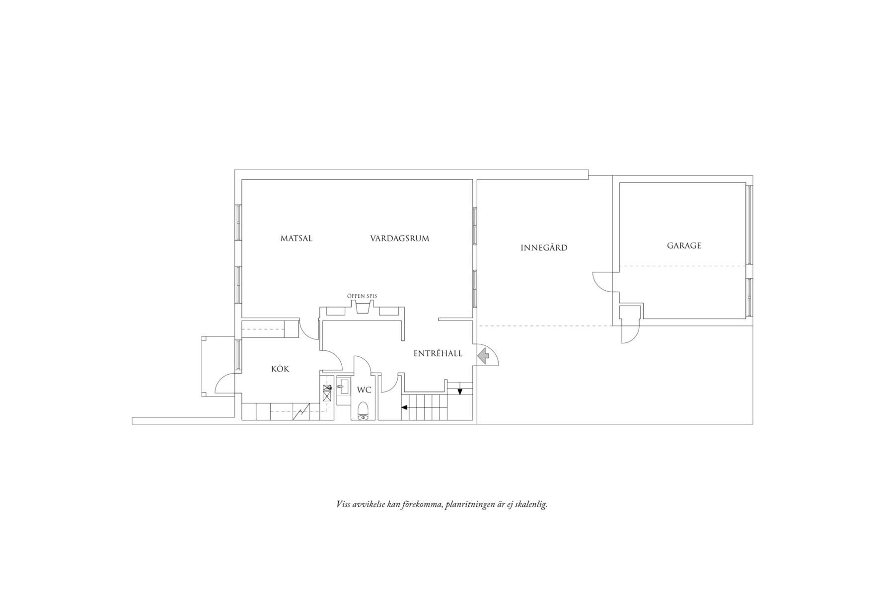 Planritning 1 Överås Parkväg 3