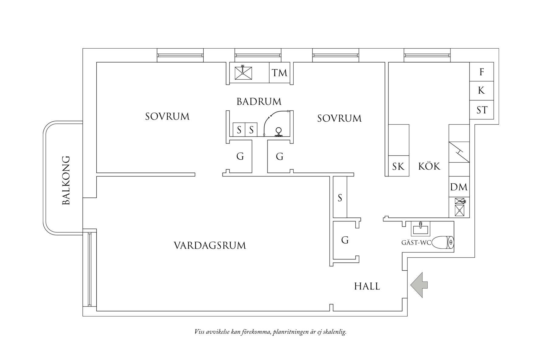 Planritning 1 Eklandagatan 35