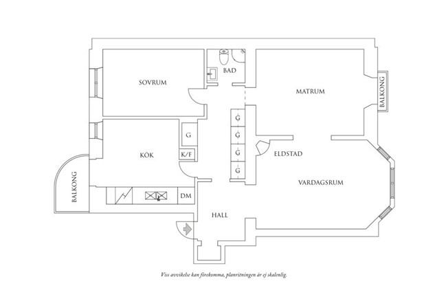 Planritning 1 Jättegrytsgatan 2A