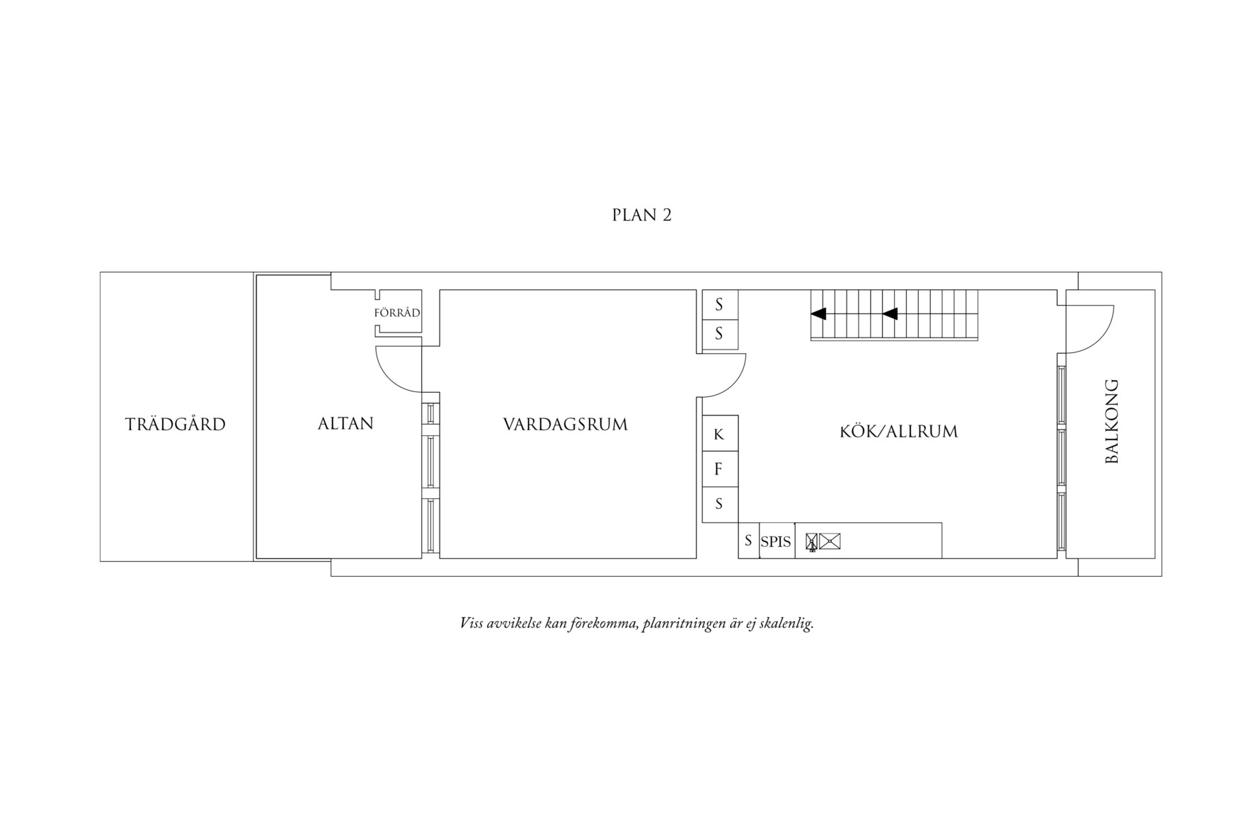 Planritning 2 Korsängen 65