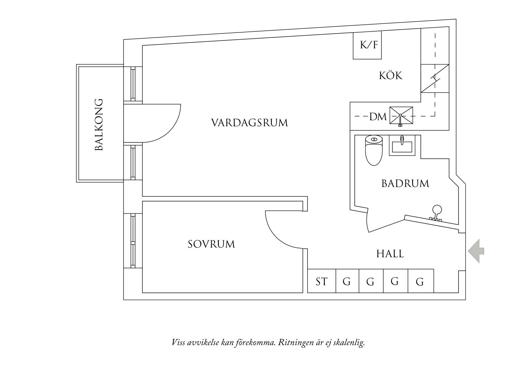 Planritning 1 Cederbourgsgatan 9