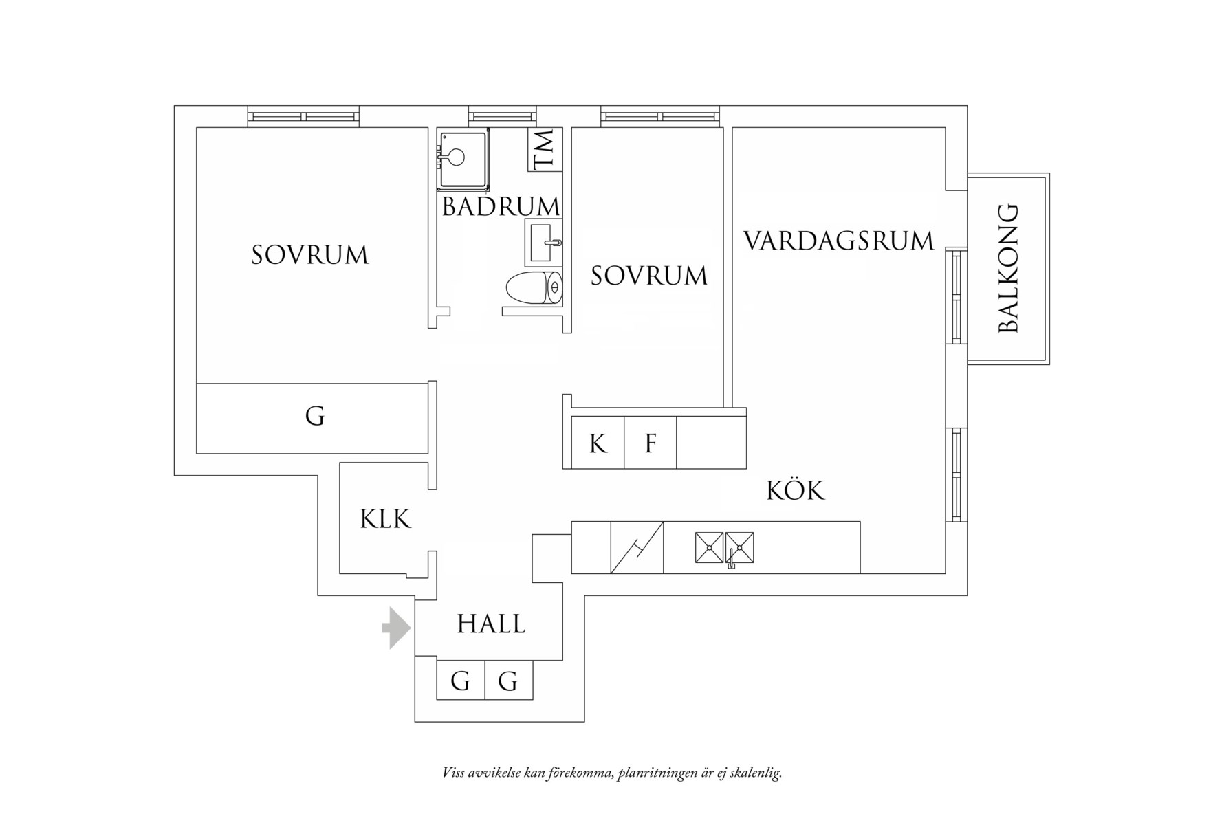 Planritning 1 Kabelgatan 14