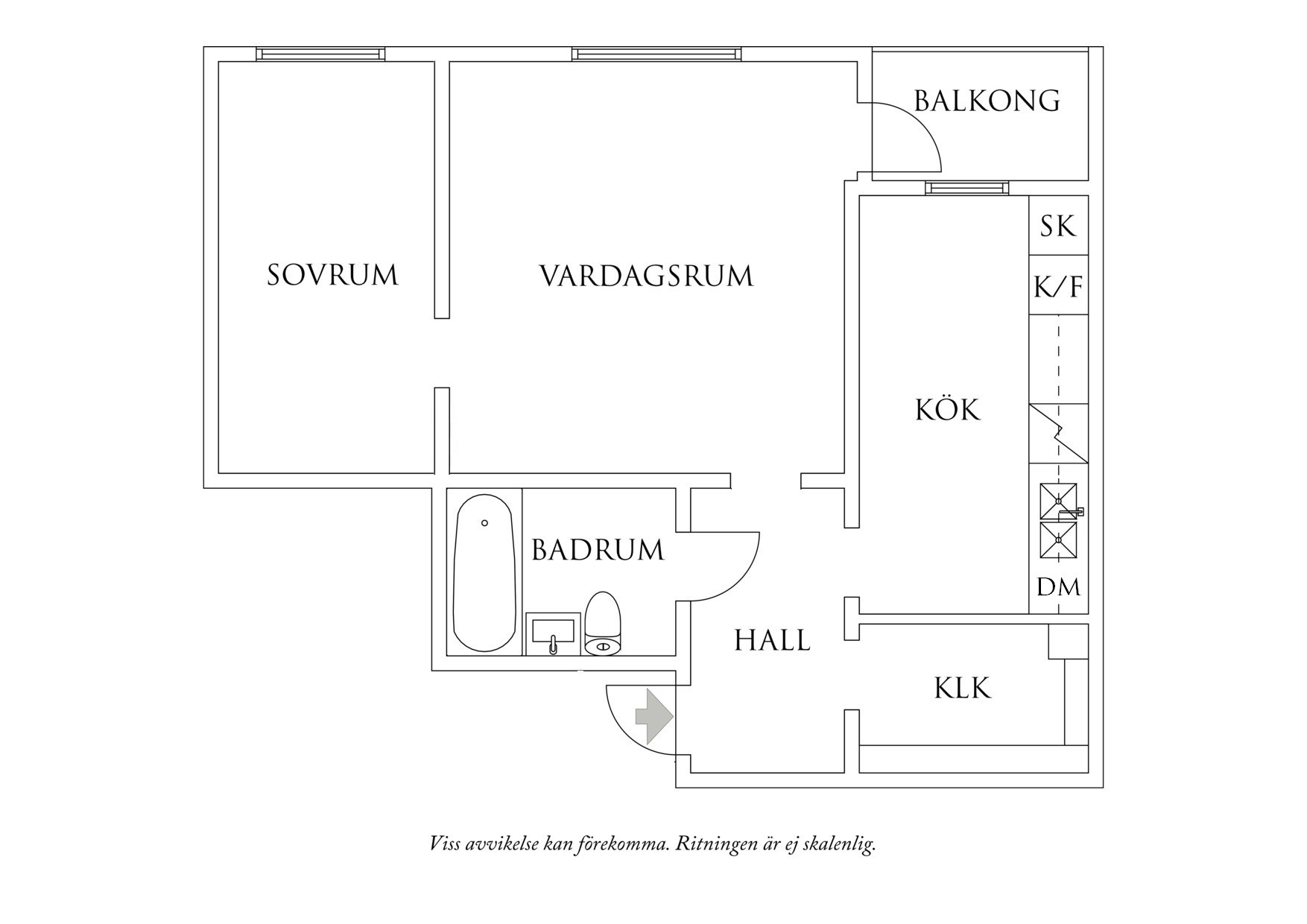 Planritning 1 Beryllgatan 6