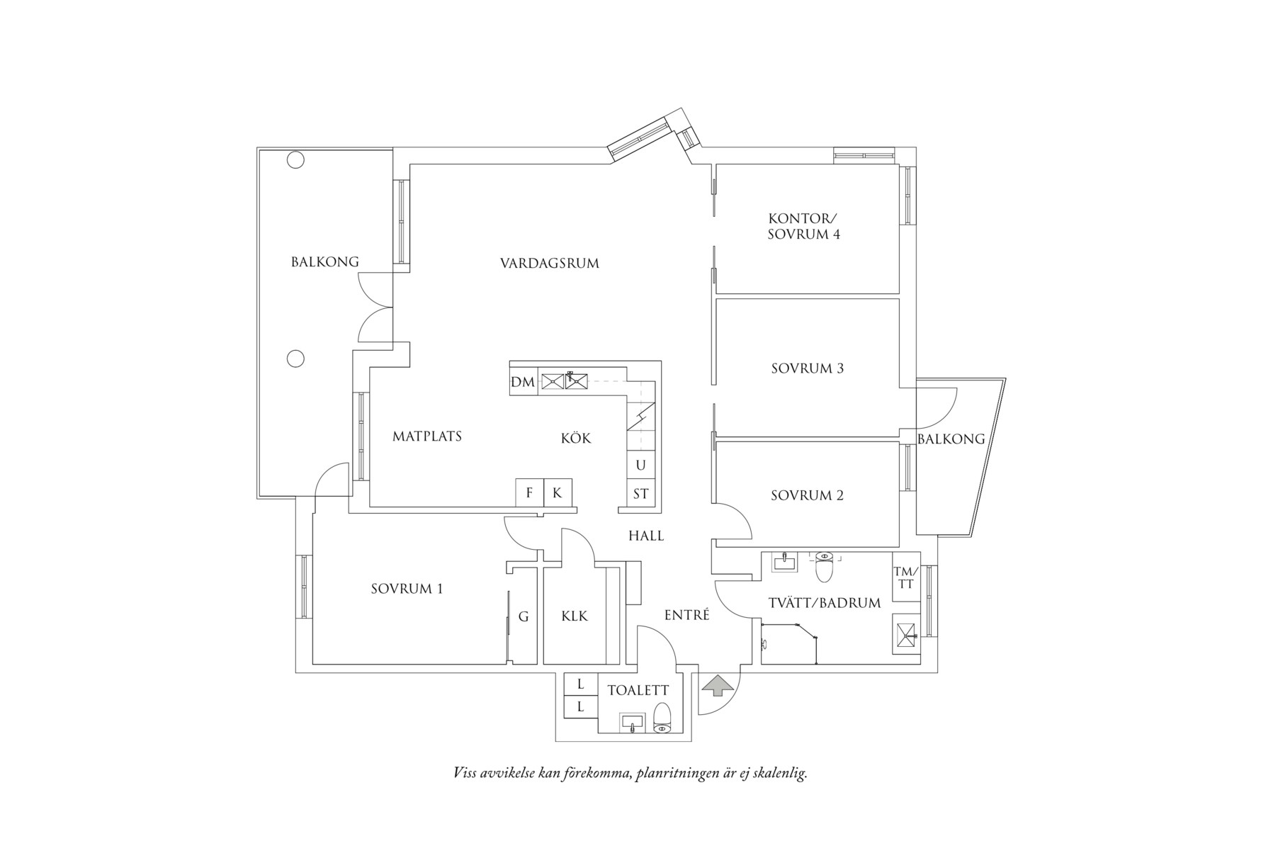 Planritning 2 Björkåsgatan 28A