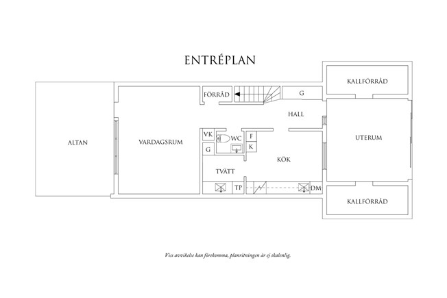 Planritning 1 Skrivarevägen 46