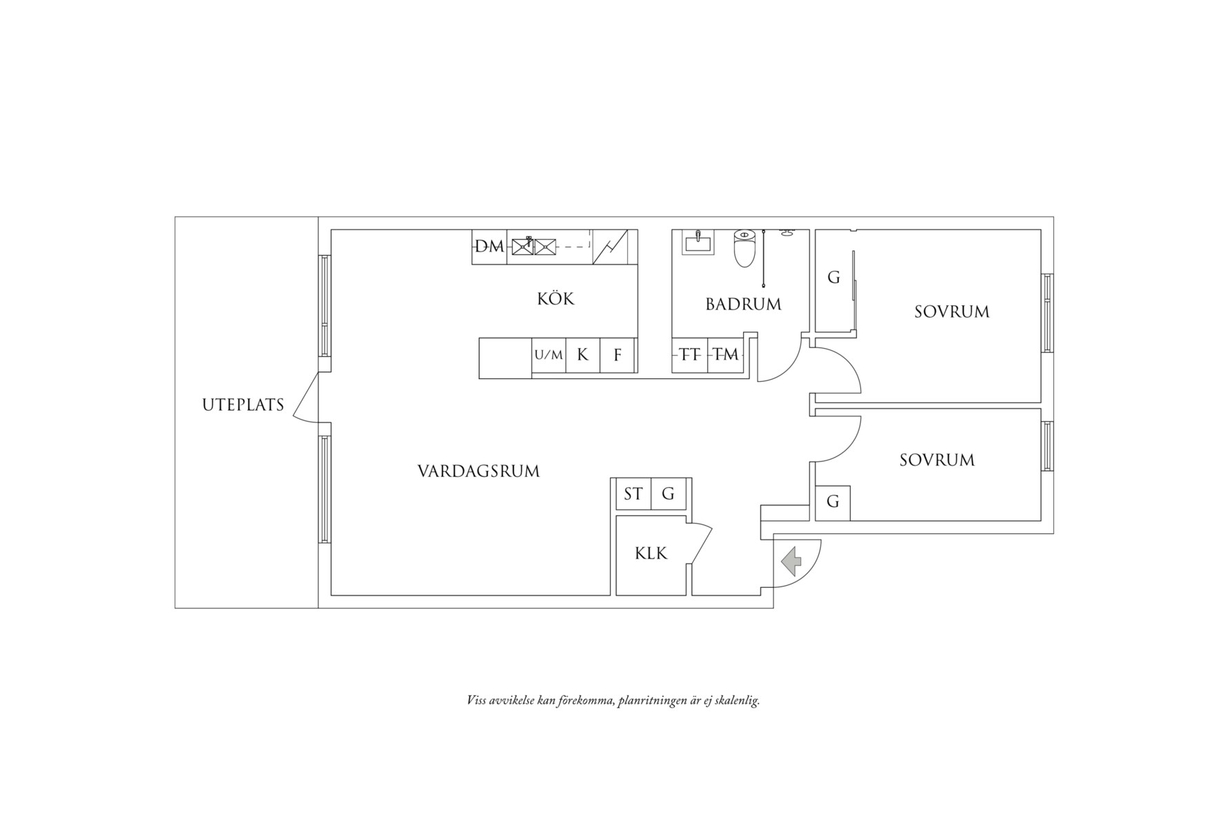 Planritning 1 Ångaren Ernas gata 6