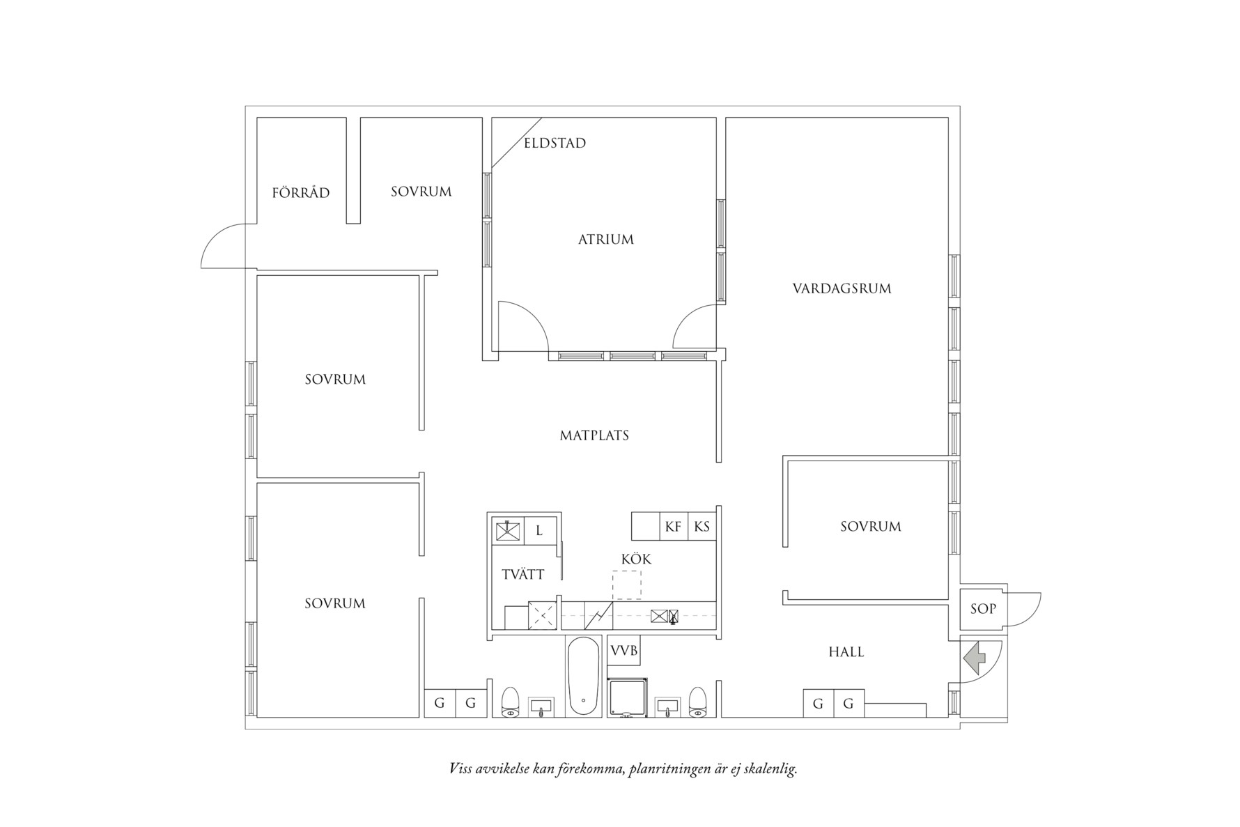 Planritning 1 Hinnebäcksgatan 43