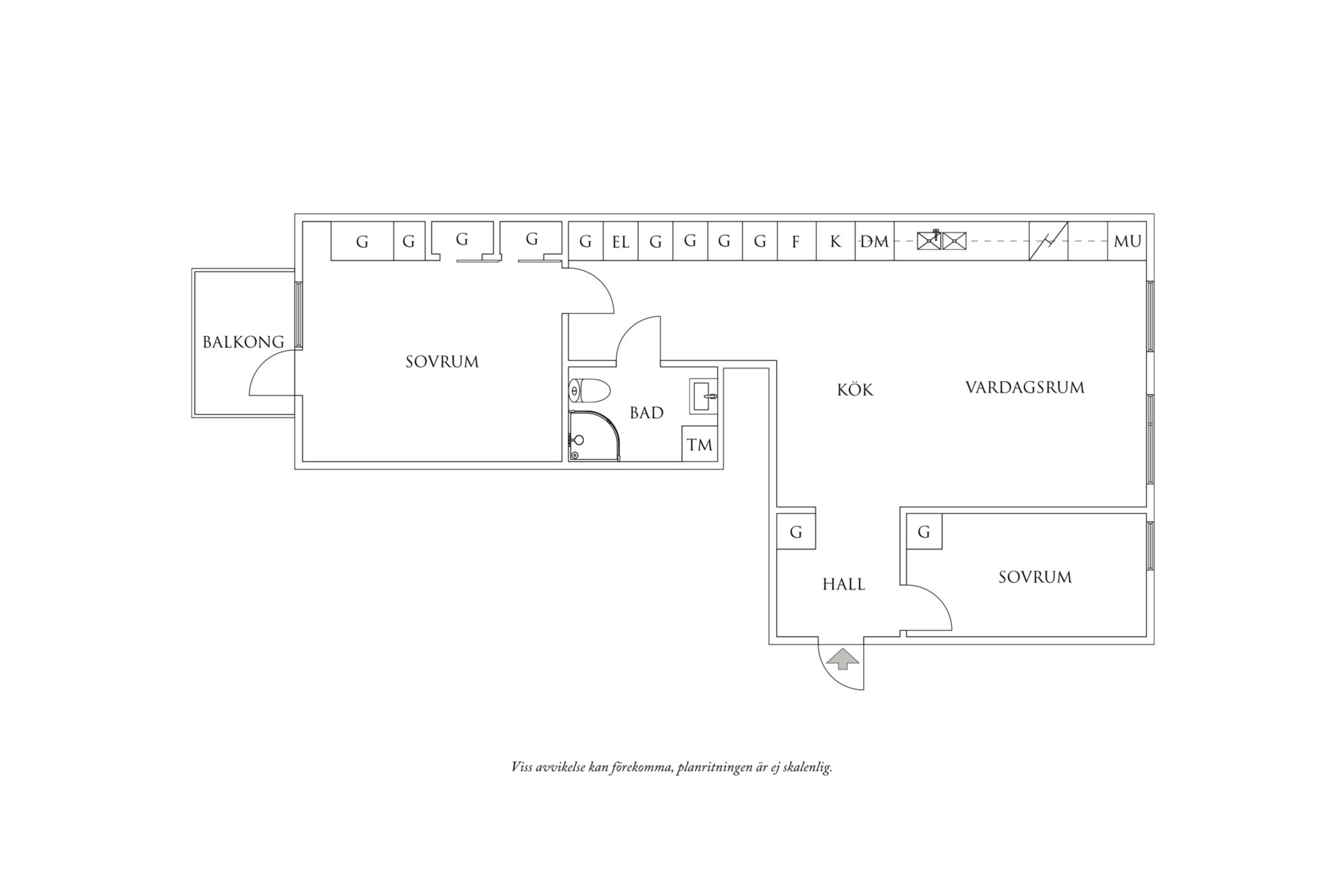 Planritning 1 Rosenapelgatan 27