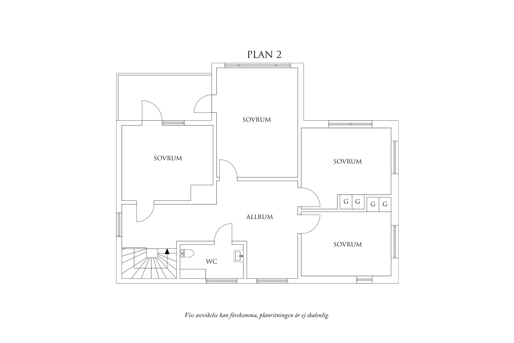 Planritning 2 Rågångstigen 4