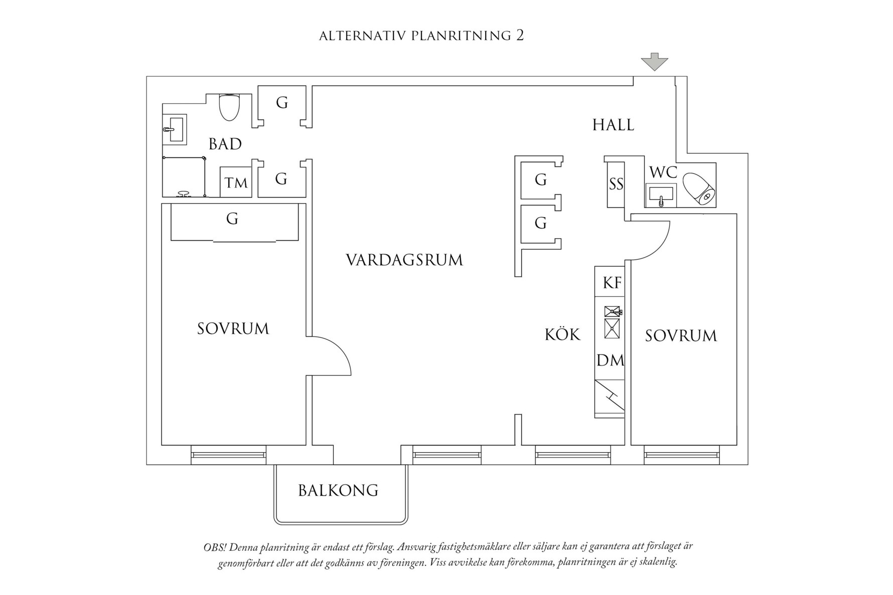 Planritning 3 Eklandagatan 33