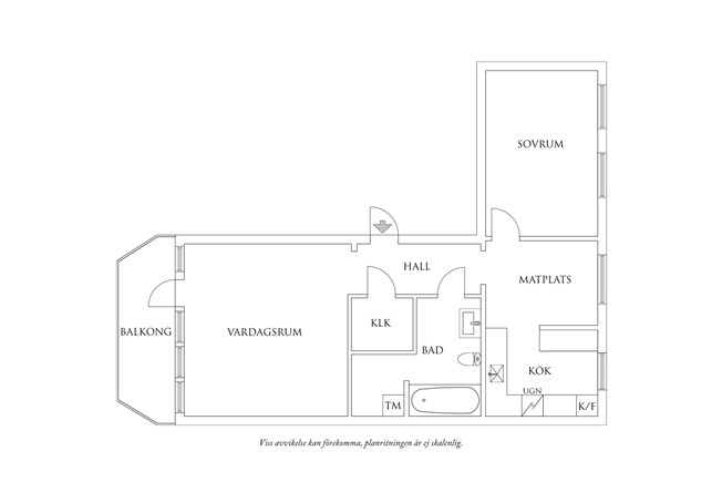Planritning 1 Kvadrantgatan 60
