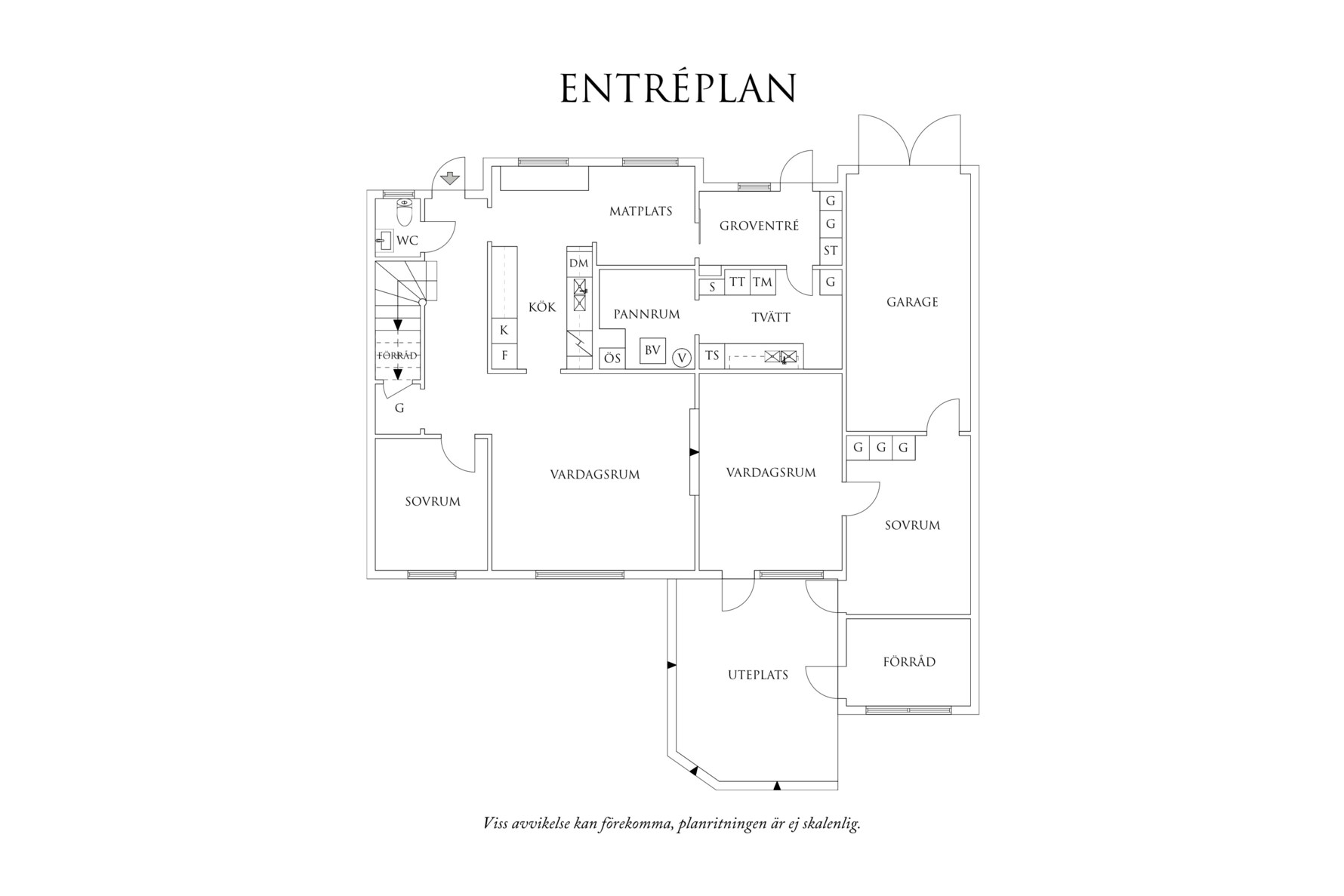 Planritning 1 Kärnvedsgatan 3