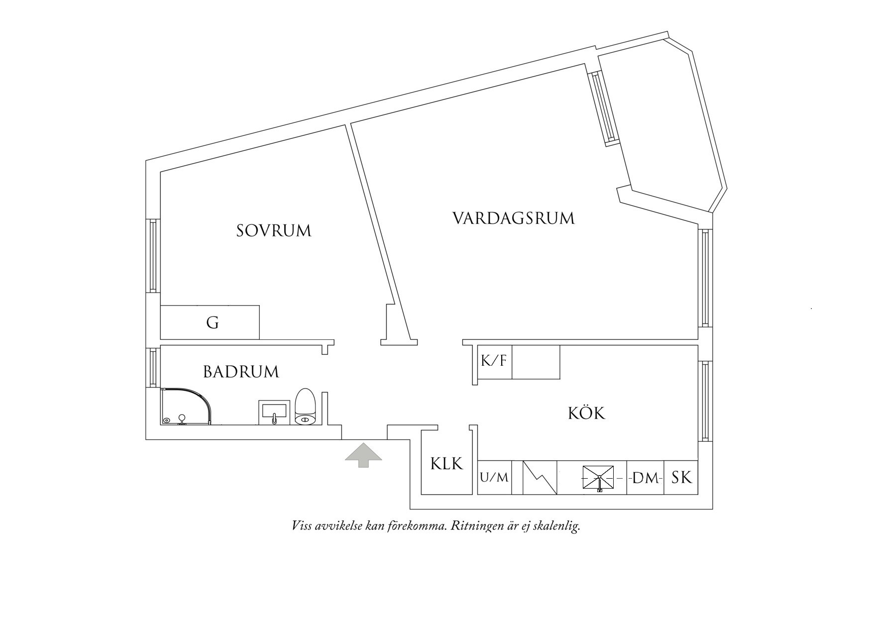 Planritning 1 Saxofongatan 14