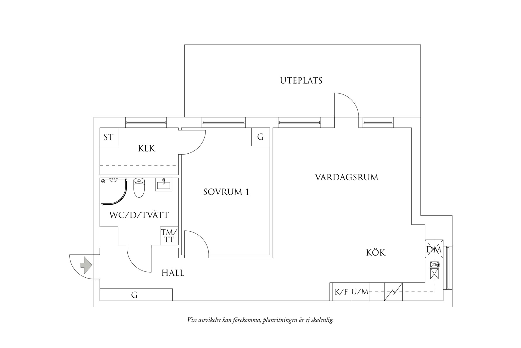 Planritning 1 Sixten Camps Gata 4