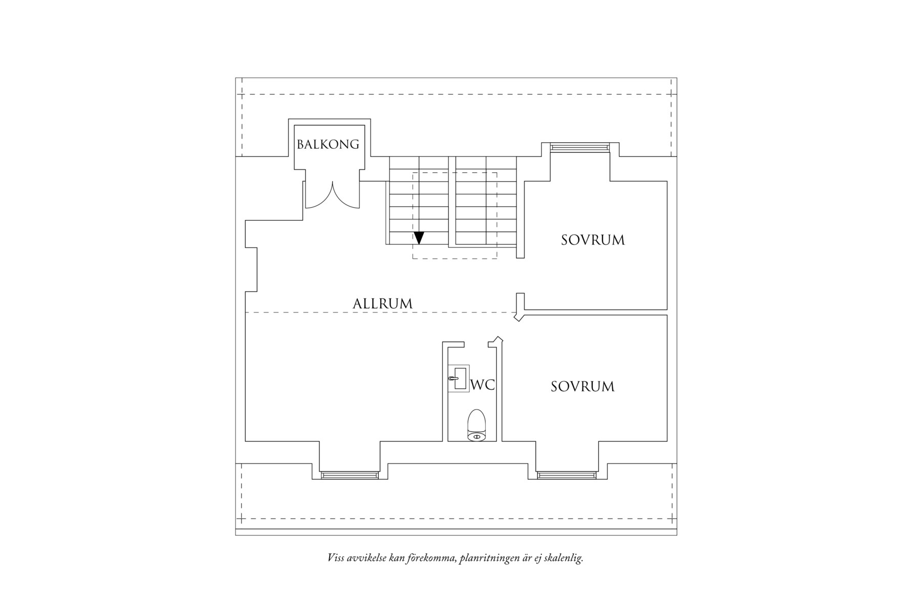 Planritning 2 Bäckegatan 26B