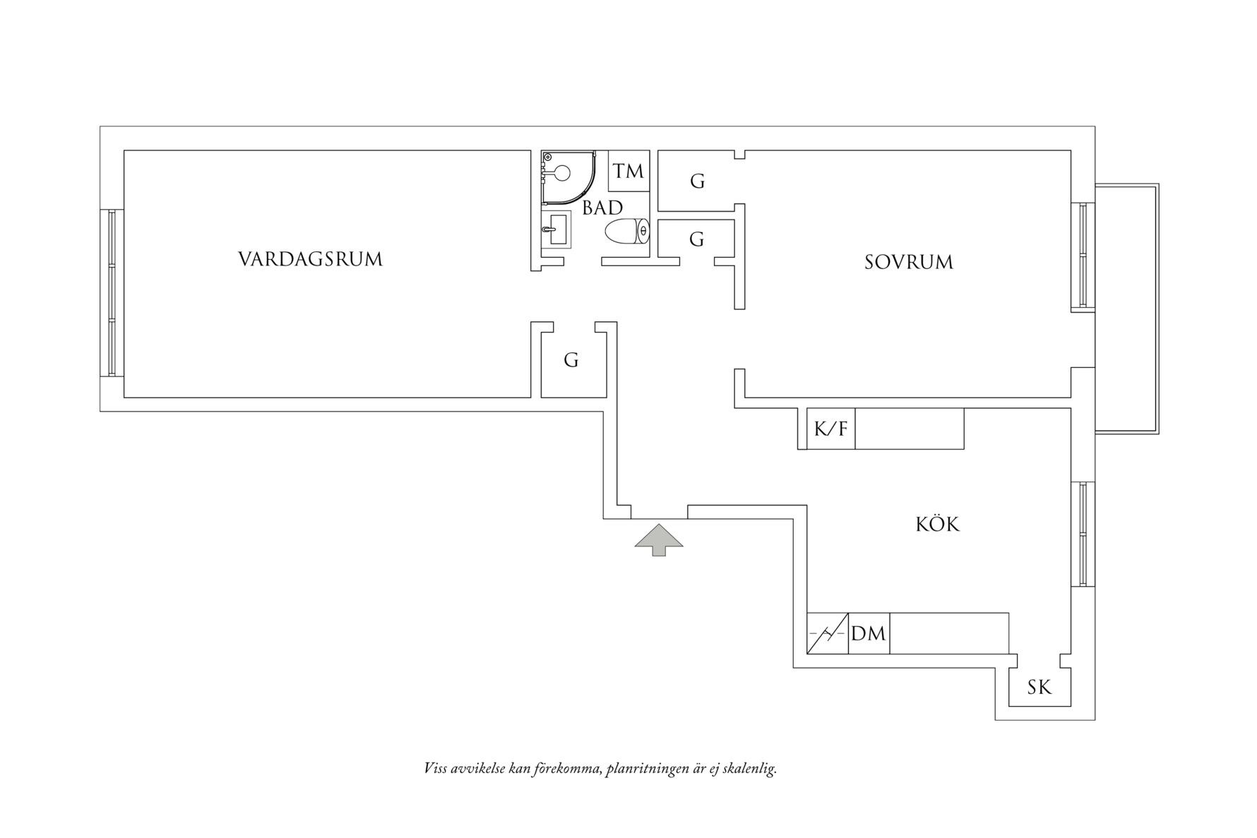 Planritning 1 Lagerströmsplatsen 4