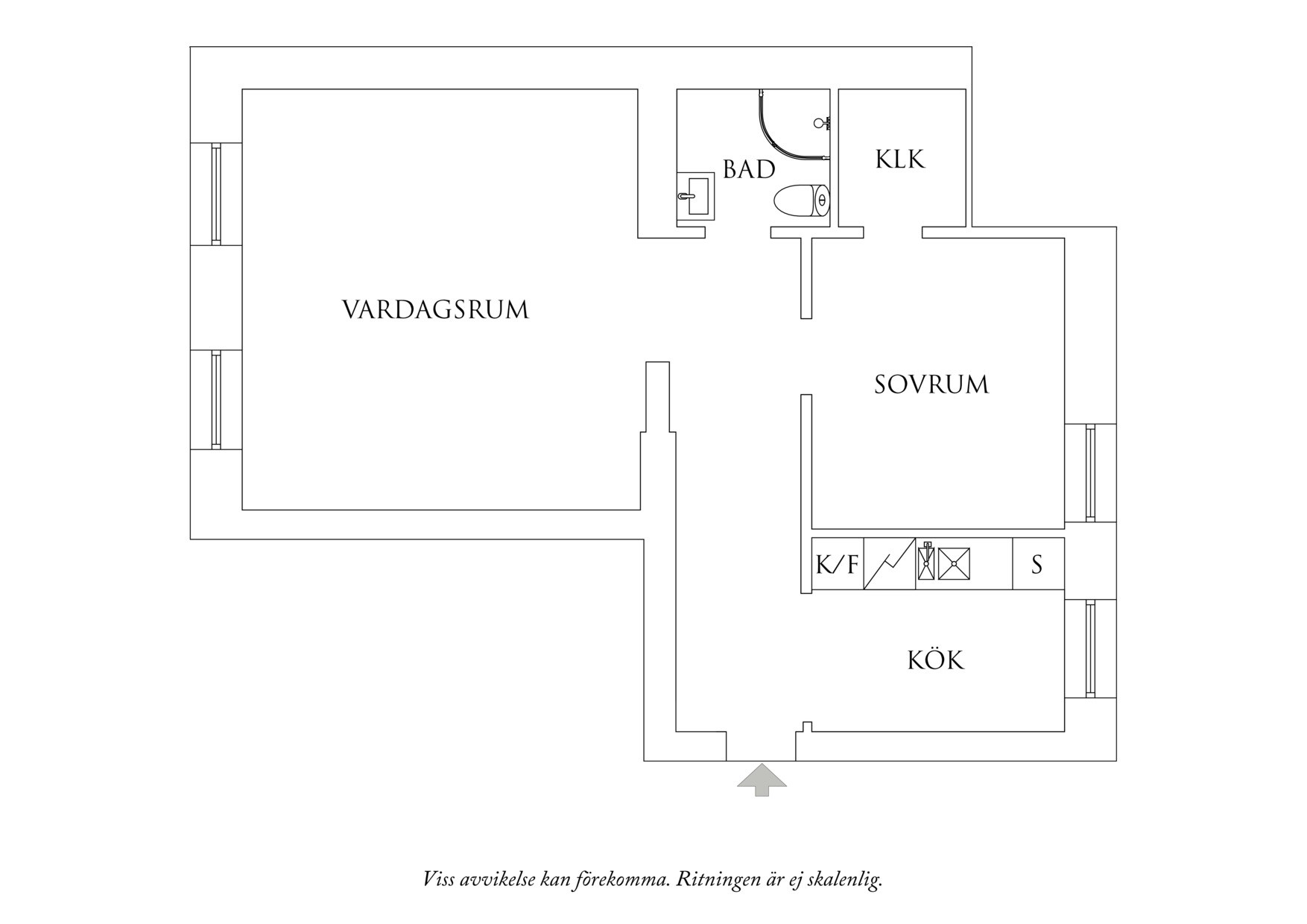 Planritning 1 Karl Gustavsgatan 11