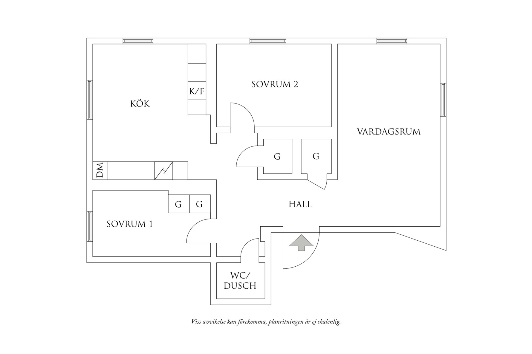 Planritning 1 Repslagaregatan 7B