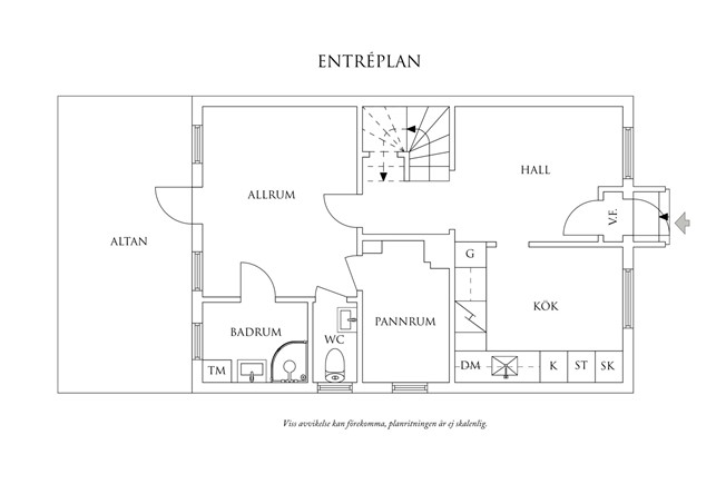 Planritning 1 Morgongatan 14