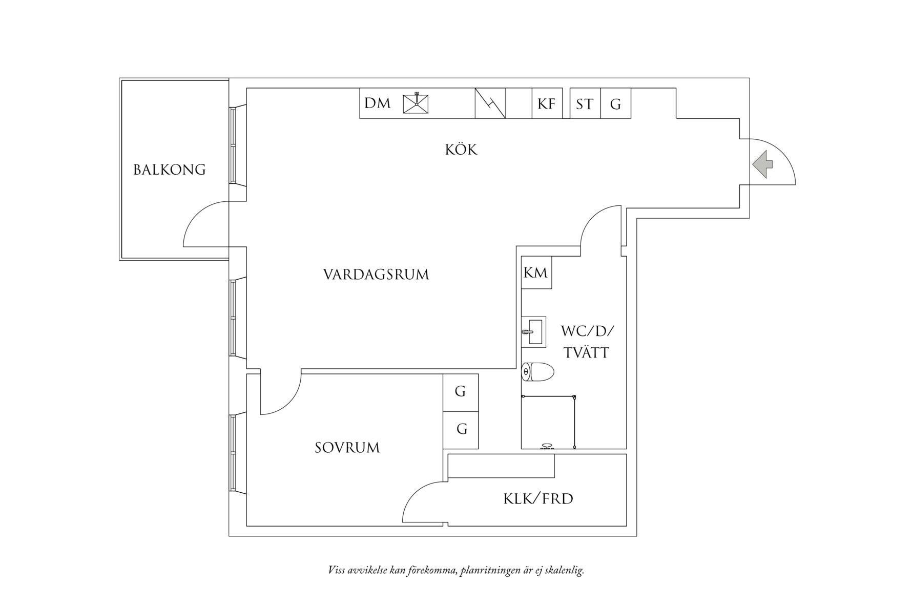 Planritning 1 Sjupundsgatan 43