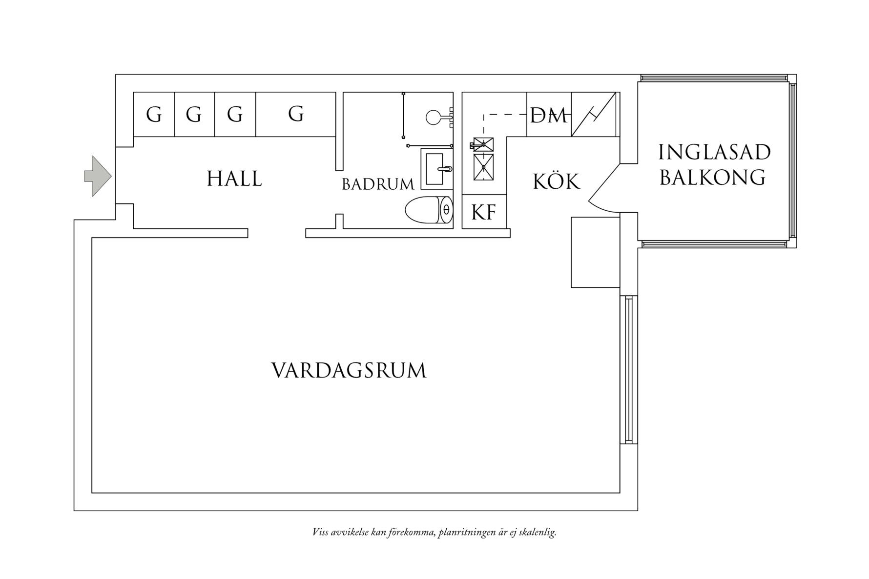 Planritning 1 Doktor Lindhs Gata 3