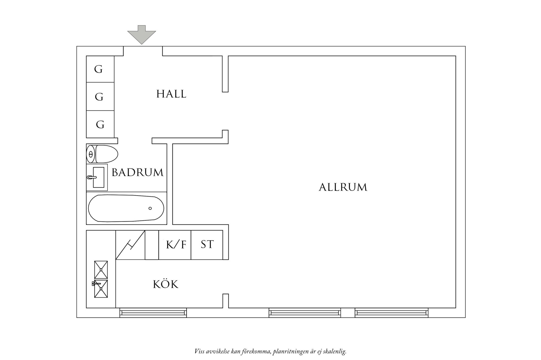 Planritning 1 Långåkern 39