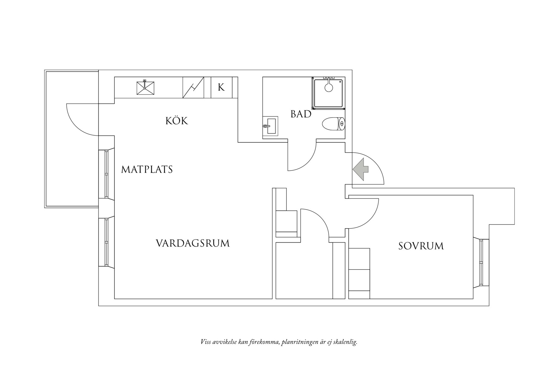 Planritning 1 Sjupundsgatan 35
