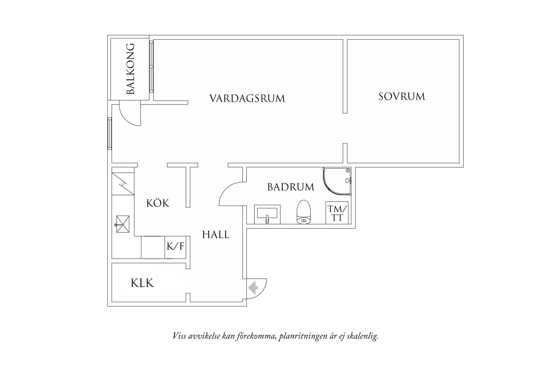 Planritning 1 Beryllgatan 30