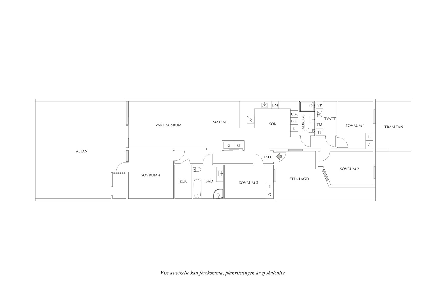 Planritning 1 Forellgatan 30