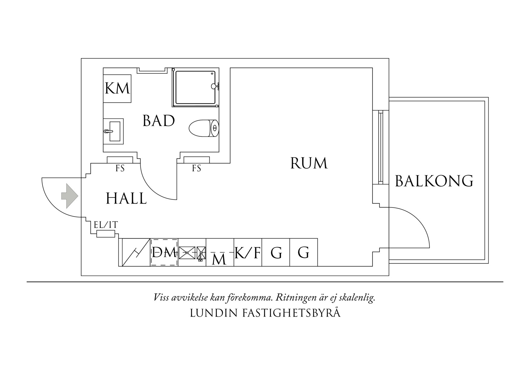 Planritning 1 Lindholmshamnen 23