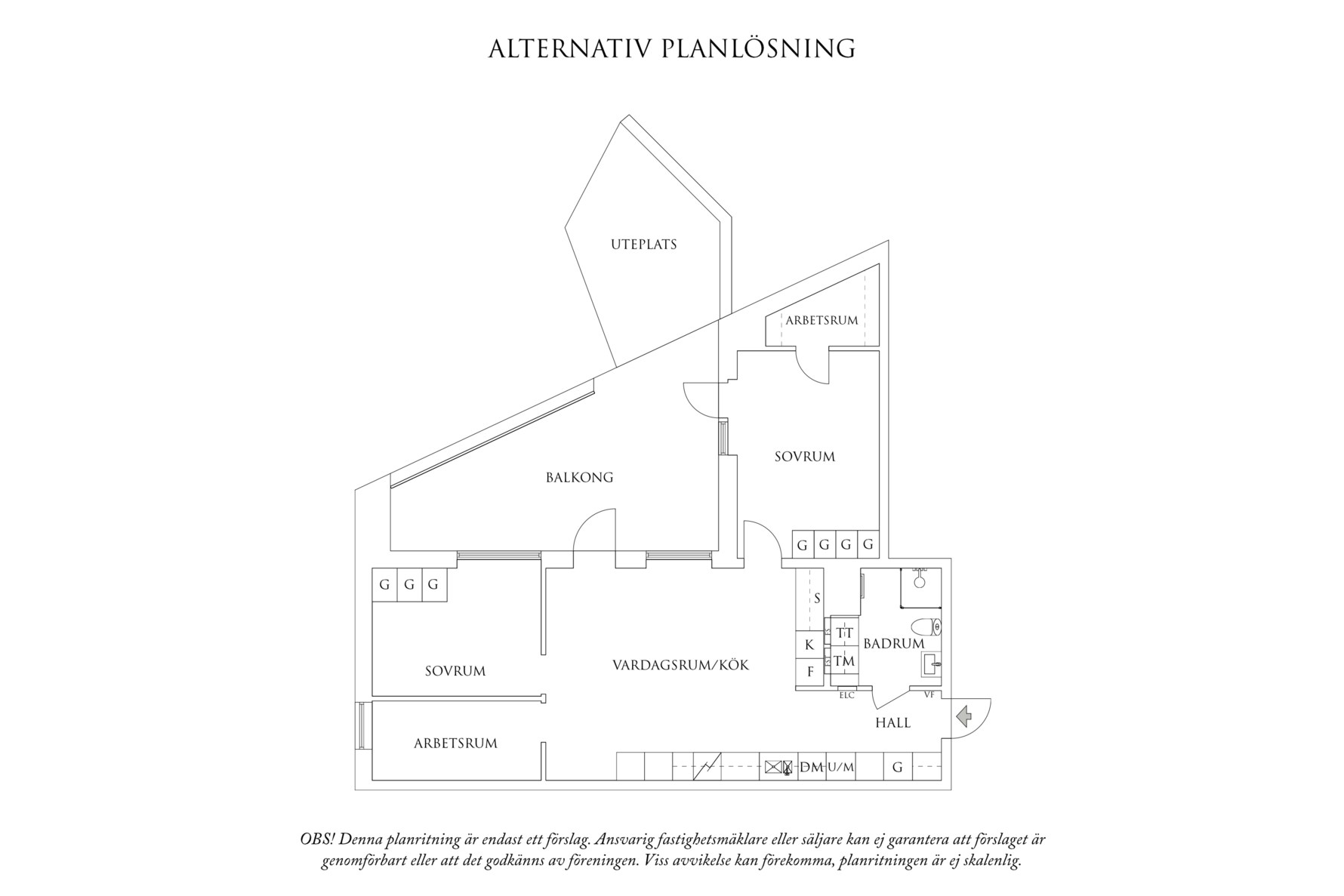 Planritning 2 Kvarnbygatan 31